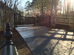 JDR Metal Art custom curved top gate atlanta georgia 4