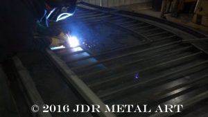Personalized entry gates by JDR Metal Art 2016