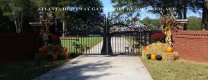 Atlanta ornamental driveway gates