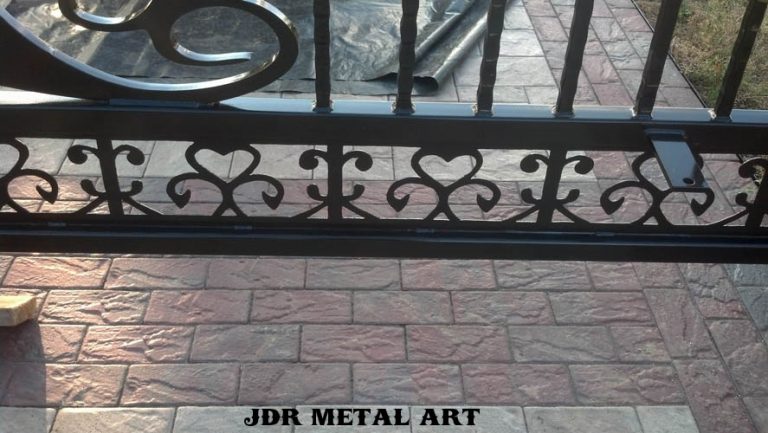 Plasma Cut Gate Design Scrollwork » Custom Driveway Gates By JDR Metal Art