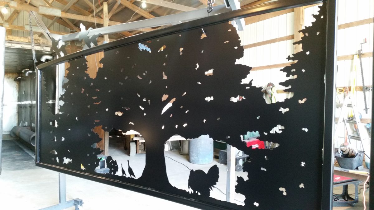 Marylandplasmacutgatesbyjdrmetalart » Custom Driveway Gates By