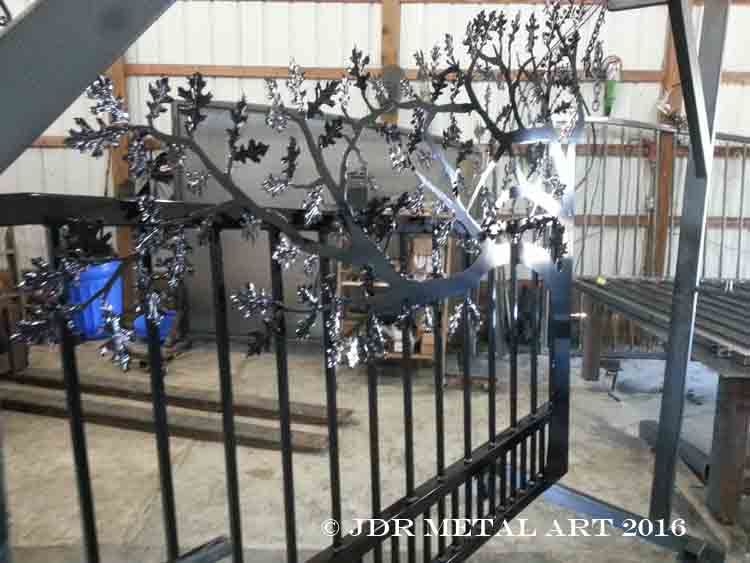 Powder coated ornamental tree gates by JDR Metal Art 1