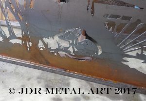 deer fawn driveway gate by jdr metal art 2017