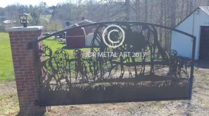 horse dog gate design by jdr metal art