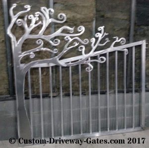 aluminum fancy gate panel