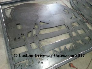 welded driveway gates plasma cut designs horses