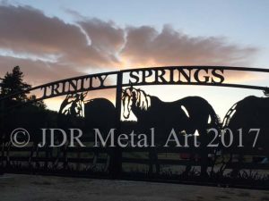 JDR Metal Art California Driveway Gates