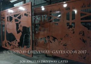 Copper Driveway Gates JDR Metal Art 2017 1