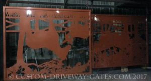 Custom copper gates by JDR Metal Art 2017