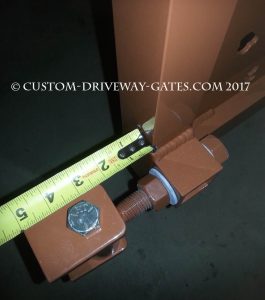 Driveway Gate Hinges by JDR Metal Art 2017