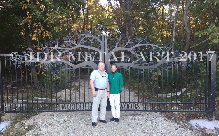 Gates for Lake Geneva, Wisconsin tree nursery.