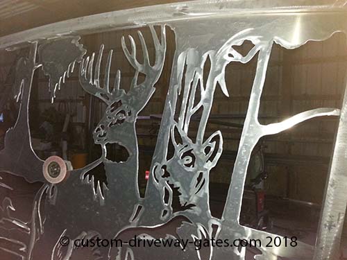 Aluminum Driveway Gate Metal Art 2018