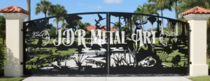 custom aluminum driveway gates palm beach county