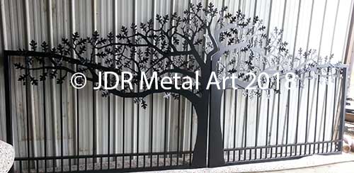 Kansas City driveway gate by JDR 2018