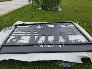 Tampa driveway gates by JDR Metal Art 2018