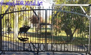 Oregon Aluminum Driveway Gates by JDR Metal Art 2015 unsmushed
