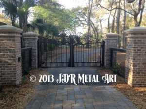 charleston south carolina driveway gates by jdr metal art 2013