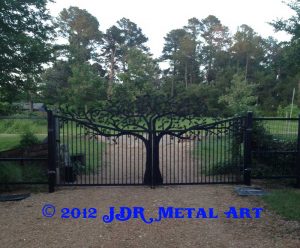 louisiana custom drive entry gates by jdr metal art