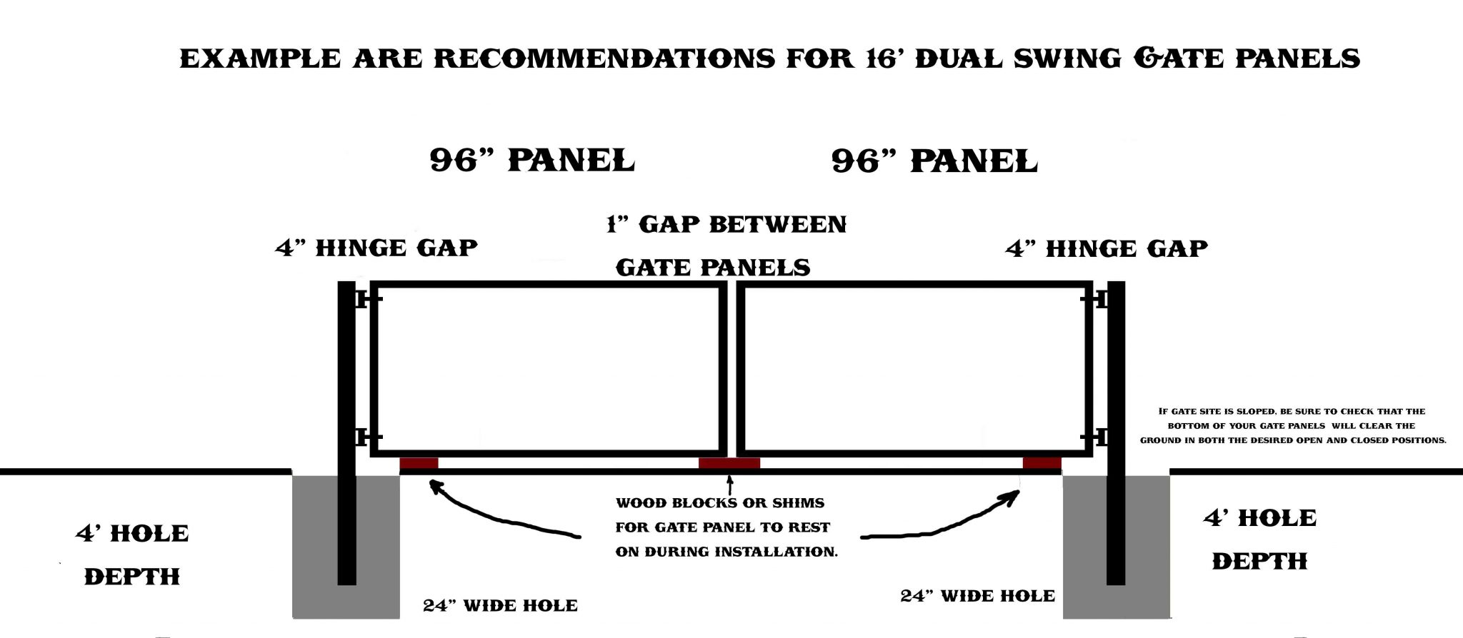 DIY Driveway Gate Installation Installing Driveway Gates Tips & Info