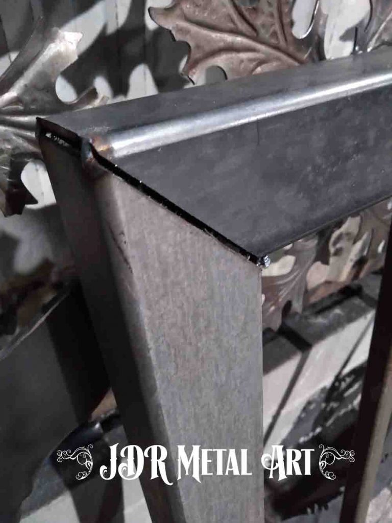 Weldment on driveway gate