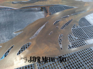 Plasma cut horse for denver co driveway gates