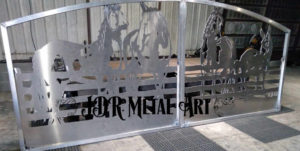 Sarasota Bradenton Myakka driveway gates by JDR Metal Art