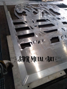 aluminum driveway gate frame