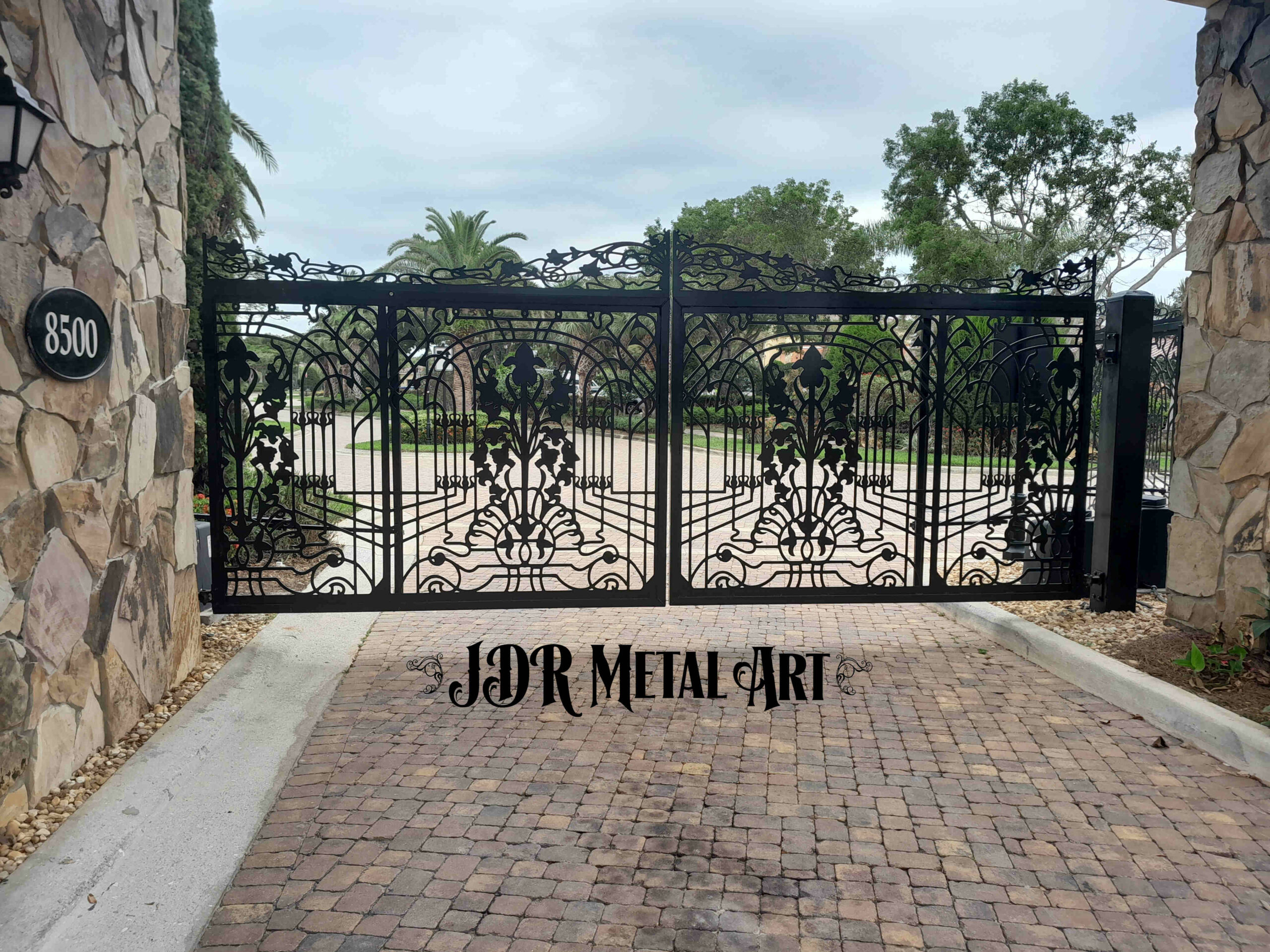 Metal Driveway Gates | Mesmerizing Florida Aluminum Gates | Estero Florida