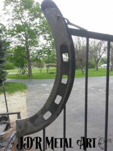 Lexington Kentucky steel metal custom driveway gates by JDR Metal Art 2023 2