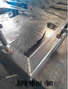 custom gates welding plasma cut silhouettes