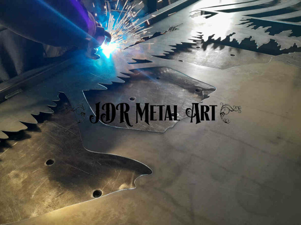 Welding Custom Farmington New Mexico Driveway Gate With Elk Design