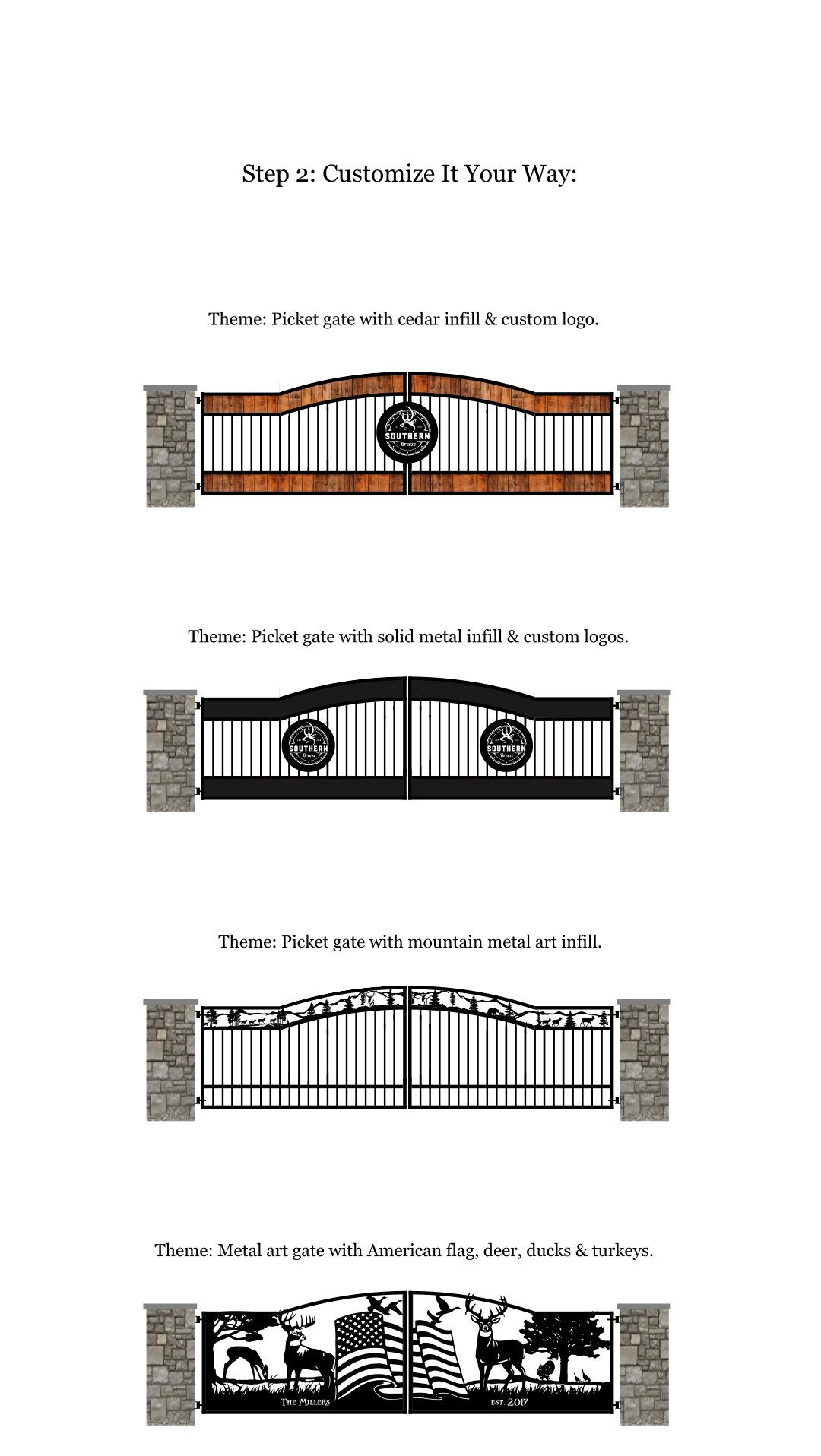 Custom Driveway Gates by JDR Metal Art 5 Driveway Gate Designs Frame Templates