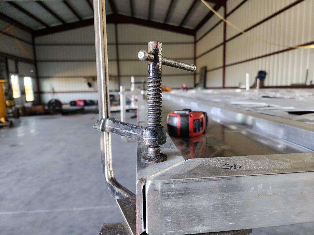 Sliding aluminum gate panel