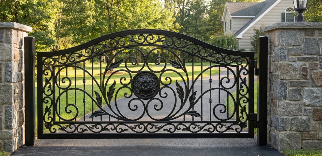 Can I design my own driveway gates