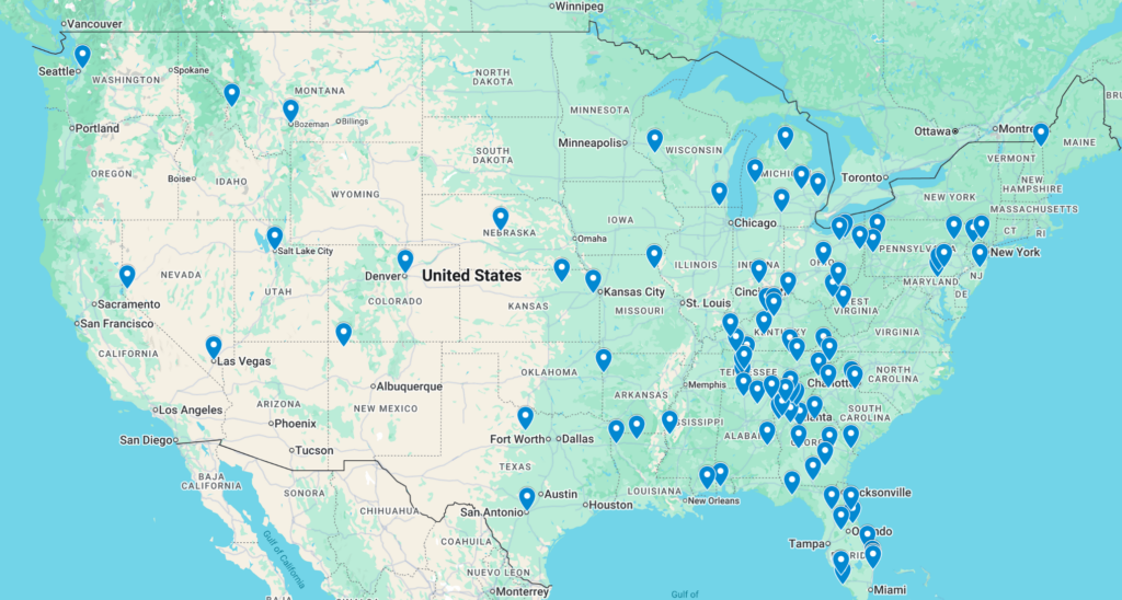 Custom Driveway Gates by JDR Metal Art | Aluminum Steel Wrought Iron & Cedar | Driveway Gates for Homes Farms Ranches & Estates 17 Map of recent driveway gate projects.