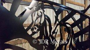 jdr metals drive gates horse theme 2016